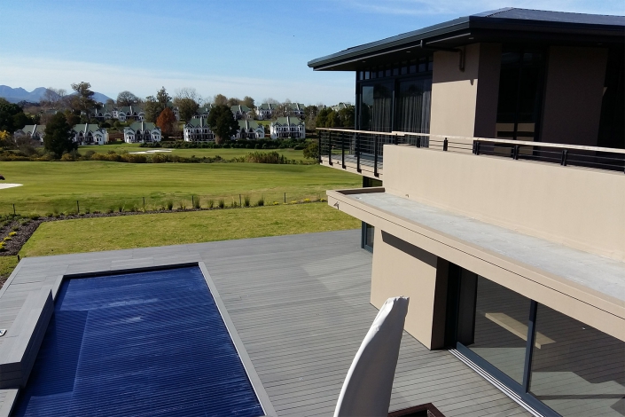 Pool outside Fancourt House