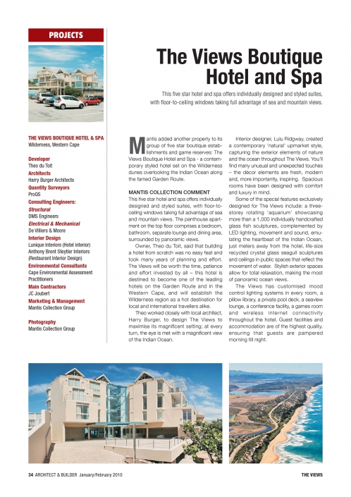 Architect and Builder Article - 1